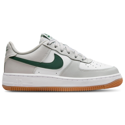 Boys' Grade School - Nike Air Force 1 Colors - White/Photon Dust/Fir
