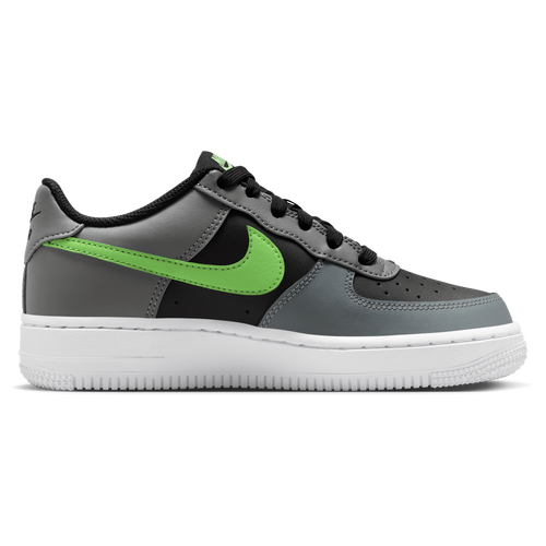 MENS - Nike Air Force 1 Low - Black/Lime Blast Smoke Grey