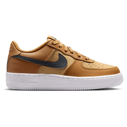 Boys' Grade School - Nike Air Force 1 Low - Club Gold/Wheat/Anthracite