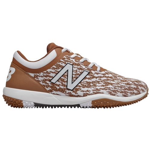 New Balance 4040v5 Turf - Men's Turf Shoes - Texas Orange / White - T4040TO5-2E