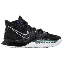 Boys' Grade School - Nike Kyrie 7 - Black/White/Off Noir 