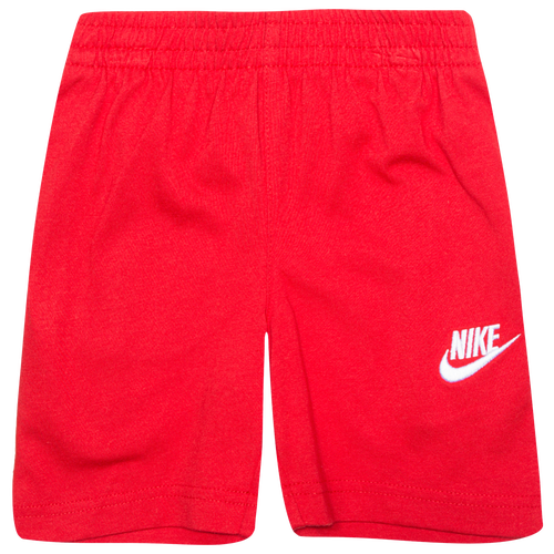 

Boys Nike Nike Club Jersey Shorts - Boys' Toddler Red Size 2T