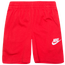 Nike Club Jersey Shorts - Boys' Toddler Red