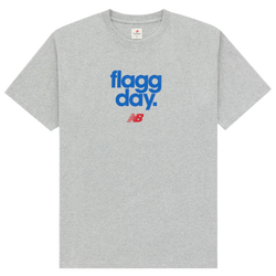 Men's - New Balance Made Flagg Day T-Shirt - Grey/Blue