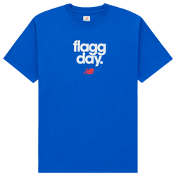 Men's - New Balance Made Flagg Day T-Shirt - Blue/White