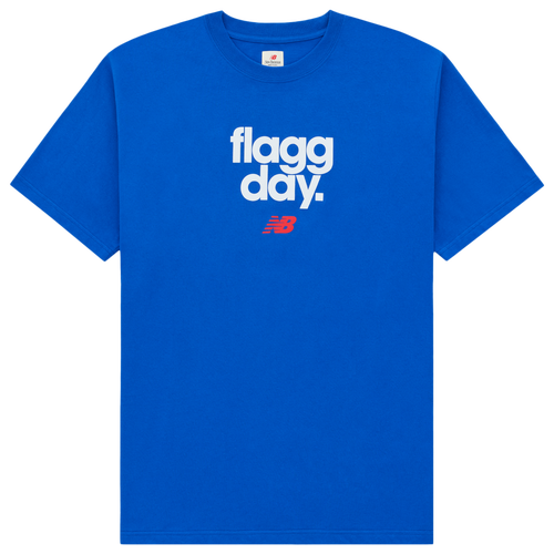 New Balance Made Flagg Day T-Shirt - New Balance Blue/White