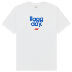 Men's - New Balance Made Flagg Day T-Shirt - White/Blue