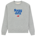 New Balance Made Flagg Day Fleece Crew - New Balance Grey/Blue