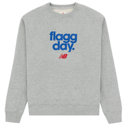 Men's - New Balance Made Flagg Day Fleece Crew - Grey/Blue
