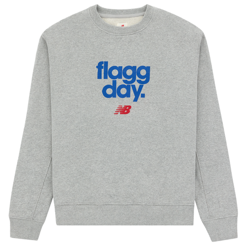 MENS - New Balance Made Flagg Day Fleece Crew - Grey/Blue