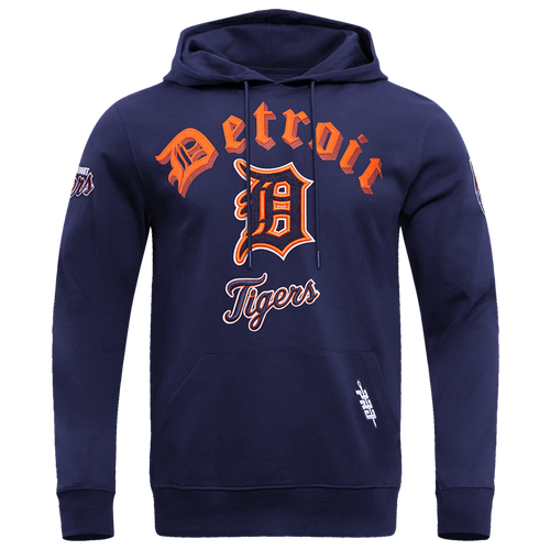 MENS - Pro Standard Tigers Old English Pullover Hoodie - Midnight Navy