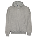 New Balance Oversized Center Embroidered Hoodie - New Balance Grey/White