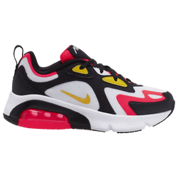 Girls' Grade School - Nike Air Max 200 - Black/Chrome Yellow/White