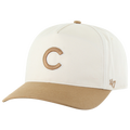 47 Brand Cubs Two Tone Hitch Visor - 47 Brand Natural/Camel