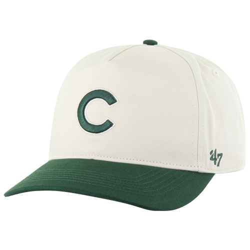 MENS - 47 Brand Cubs Two Tone Hitch Visor - Natural/Dark Green
