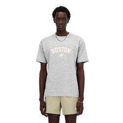 Men's - New Balance Boston Heritage T-Shirt - Gray