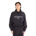 New Balance Trackside Pullover Hoodie - New Balance White/Black