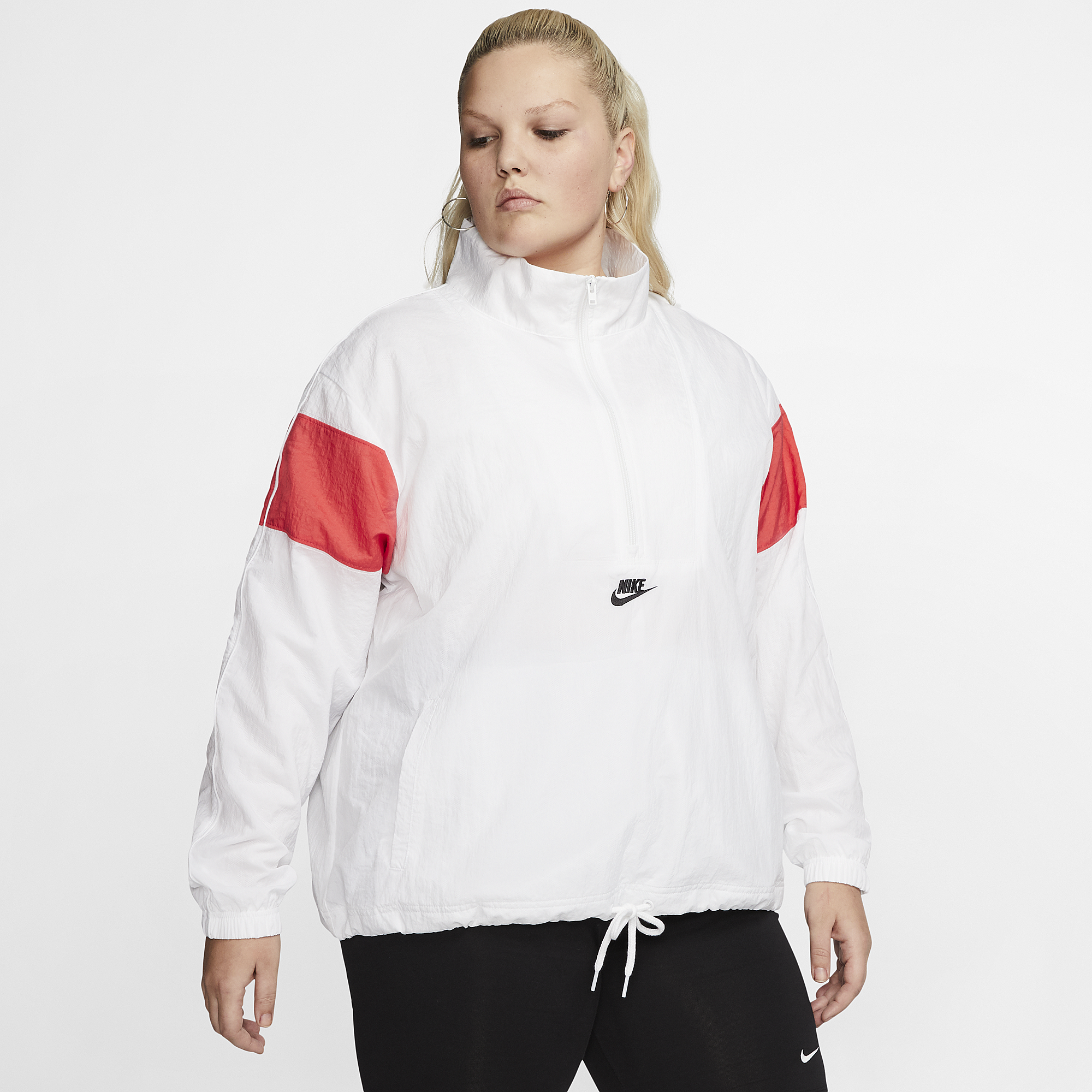 plus size windbreaker nike