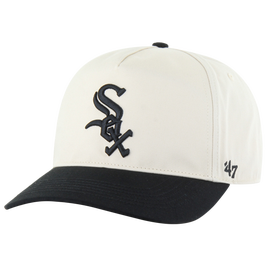 Casquette de camionneur ajustable à rayures Chicago White Sox '47 noire/blanche pour homme