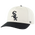 47 Brand White Sox Two Tone Hitch Visor - Men's Black/Natural
