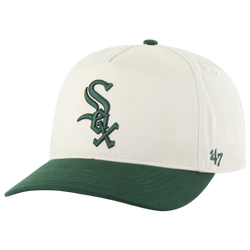 Men's - 47 Brand White Sox Two Tone Hitch Visor - Natural/Dark Green