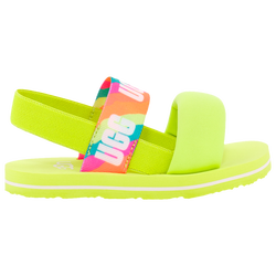 Girls' Toddler - UGG Zuma Sling Slide - Sulfer/Green