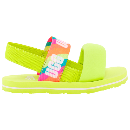 

Girls UGG UGG Zuma Sling Slide - Girls' Toddler Shoe Sulfer/Green Size 10.0