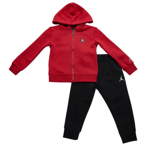 

Jordan Boys Jordan Essentials Fleece Set - Boys' Toddler Black Size 3T