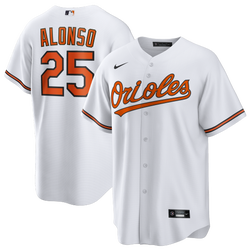 Men's - Nike MLB Orioles Home Jersey  - White 