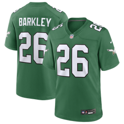 Men's - Nike Saquon Barkley Eagles Game Jersey - Pine Green