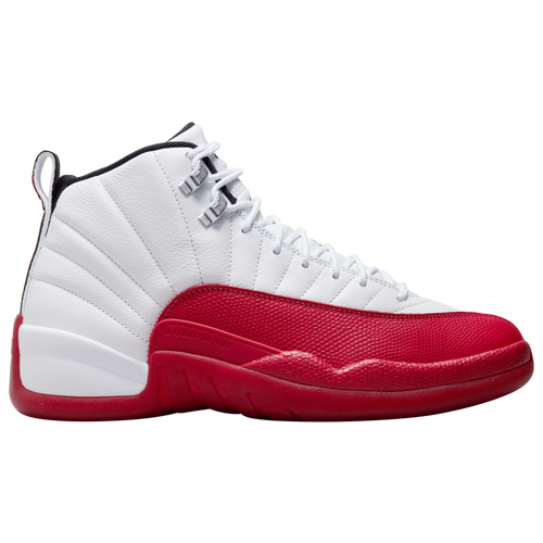 

Jordan Retro 12 - Mens White/Red/Black Size 10.0