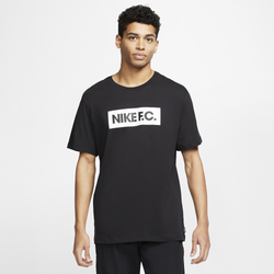 Men's - Nike FC Dry Essential T-Shirt - Black/White
