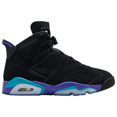 

Jordan Mens Jordan Retro 6 - Mens Basketball Shoes Black/Purple Size 10.0