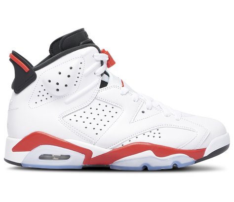 Jordan Retro 6 White Infrared