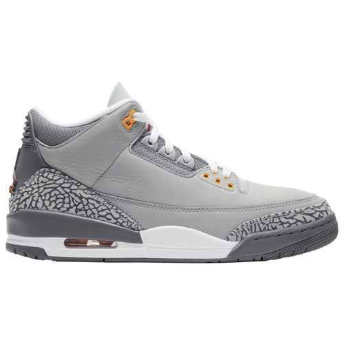 Jordan Air  3 Retro "cool Grey" Sneakers In Silver/sport Red/light Graphite
