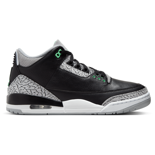

Jordan Retro 3 - Mens Black/Green Size 10.0