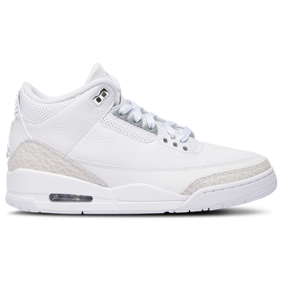 Jordan Retro 3 - WHITE/METALLIC SILVER/WHITE