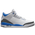 Jordan Retro 3 - Men's White/Blue/Multi