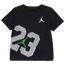 Jordan AJ3 23 Ele Wrap T-Shirt - Boys' Toddler Black/White