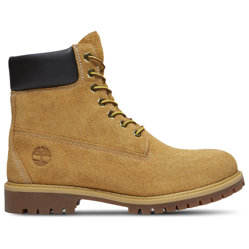 Timberland 6" Hairy Suede Premium Waterproof Boots - Timberland Wheat/Black