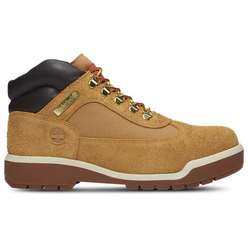 Timberland 6" Hairy Suede Chuka Field Boots - Timberland Wheat/Black