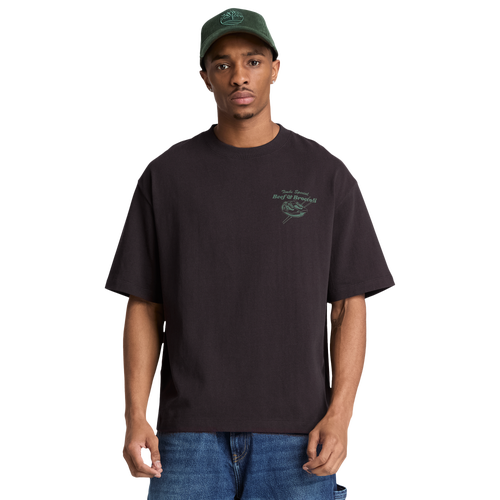  - Timberland Beef & Broccoli Graphic T-shirt - Black