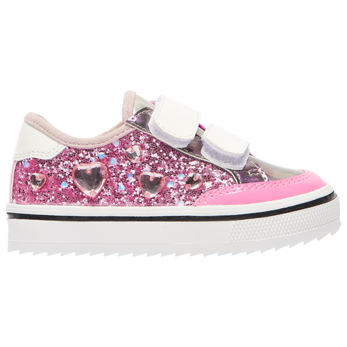 

Girls Steve Madden Steve Madden Beat - Girls' Toddler Shoe Pink/White Size 06.0