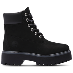 Women's - Timberland Stone Street 6" Waterproof Boots - Jet Black/Black