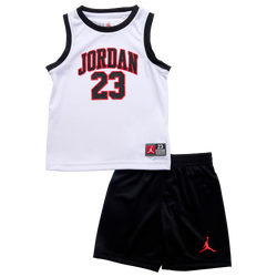 Boys' Toddler - Jordan 23 Jersey Set - Black/Infrared