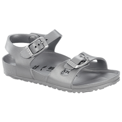 Girls' Toddler - Birkenstock Rio Sandals - Metallic Silver