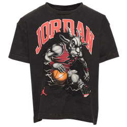 Boys' Preschool - Jordan The Goat T-Shirt - Off Noir/Red