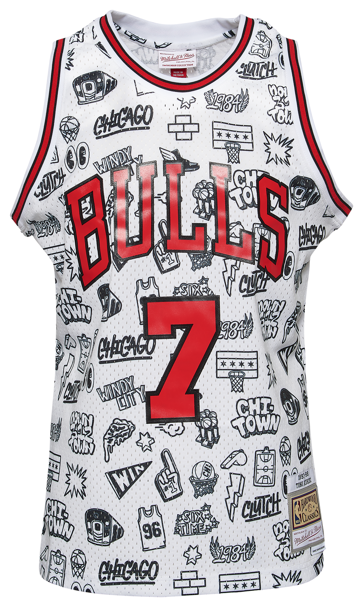 Mitchell & Ness Bulls Doodle Jersey