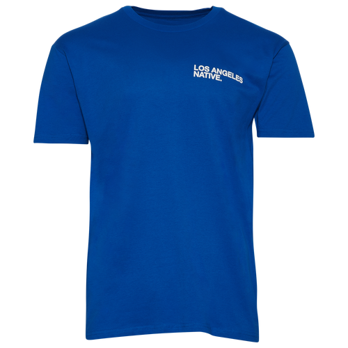 The Hometown Wave Mens  Native La T-shirt In White/blue