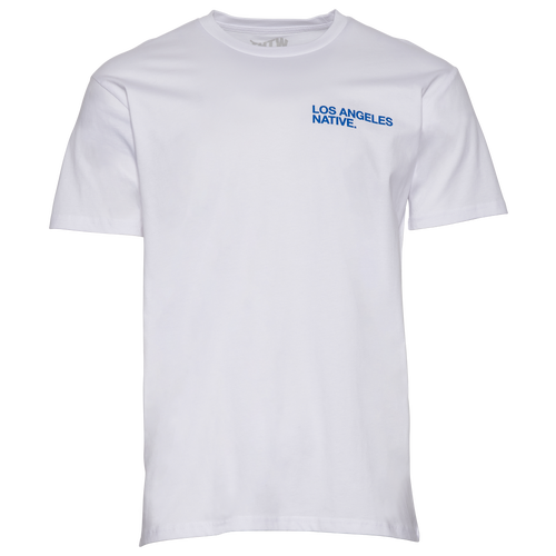 The Hometown Wave Mens  Native La T-shirt In White/blue